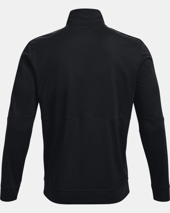 Men's UA Pique Track Jacket, Black, pdpMainDesktop image number 5